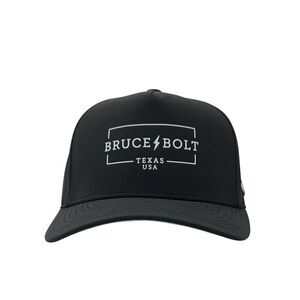 NEW "BRUCE BOLT" Standard Snapback Hat - Black NWT